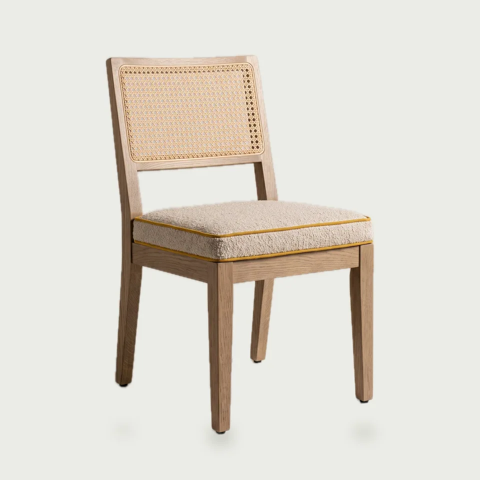 Oak Cane Dining Chair